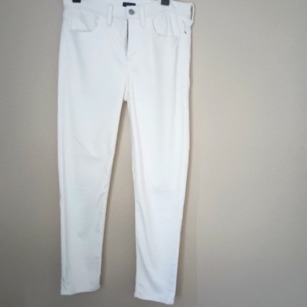 J CREW White Fine Wale Corduroy Jeans NWOT SIZE 27 26" Long.